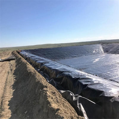 Superficie liscia con texture 1,5 mm Geomembrana HDPE per diga in plastica impermeabile 1,0 mm