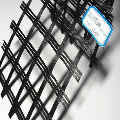 Costruzione di garage basalto rinforzo di fibra di vetro Geogrid con 50-200m di lunghezza