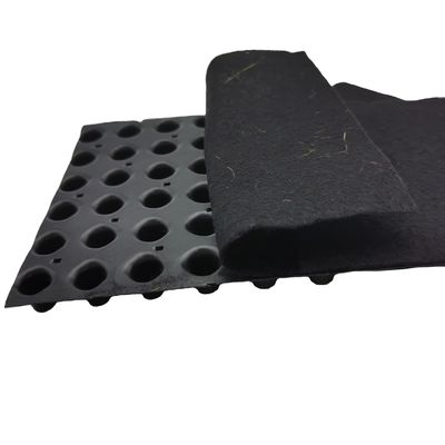 Superiore protezione del tetto tabella di drenaggio a fossette in HDPE con geotessile in altezza da 8 mm a 60 mm