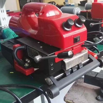 Saldatore a membrana in HDPE nero rosso versatile e da 0,85 kW per saldatura a geomembrana in plastica