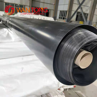 GB/ASTM GRI-GM13 Standard Black HDPE Geomembrane Pond Liner per stagno di gamberetti