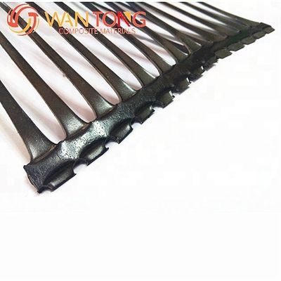 CE/ISO9001 Accreditato PP HDPE Geogrid uniaxiale per il rinforzo del pavimento stradale