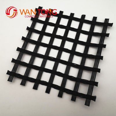 Alta resistenza alla trazione Poliestere PVC Biassiale Geogrid Progettazione tradizionale per l'industria