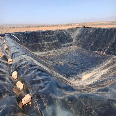 Serbatoi circolari in geomembrana di HDPE vergine o riciclata per l'acquacoltura