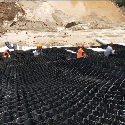 Dimensioni richieste Griglia di stabilizzatore di ghiaia in HDPE Geocell per via d'ingresso Materiale tradizionale