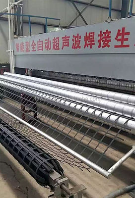 Geogrid di saldatura acciaio-plastica per costruzioni di argini con resistenza alla trazione di 50Kn/m