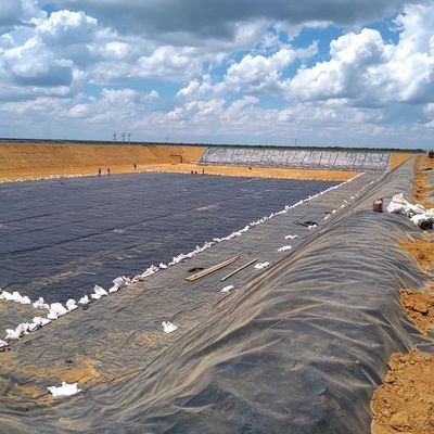 Geomembrana in HDPE di plastica da 1 mm per il design tradizionale nel rivestimento circolare degli stagni per pesci