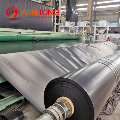 ASTM GRI-GM13 Standard Waterproofing Lldpe Ldpe 0,5 mm HDPE Geomembrane Sheet per stagni di acquacoltura