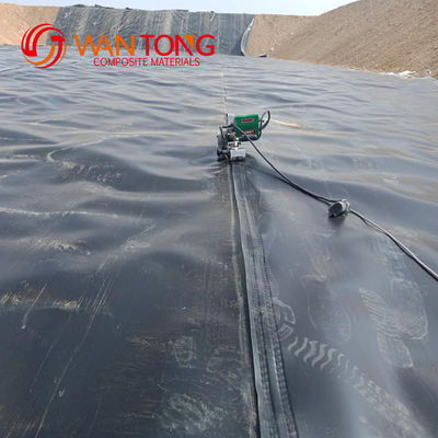 ASTM GRI-GM13 Standard Waterproofing Lldpe Ldpe 0,5 mm HDPE Geomembrane Sheet per stagni di acquacoltura