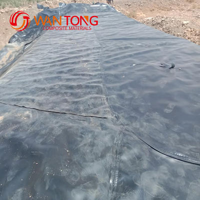 ASTM GRI-GM13 Standard Waterproofing Lldpe Ldpe 0,5 mm HDPE Geomembrane Sheet per stagni di acquacoltura