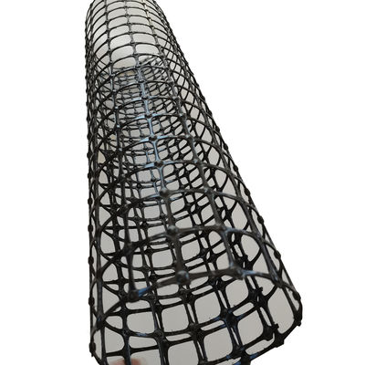 Griglia biassiale di rete di plastica in PP per rinforzo minerario Larghezza 1-6m GRAFICA DELLA RETTA 12,7*12,7mm