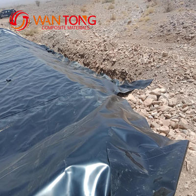 Geomembrana in HDPE di 2 mm di design moderno per diga di discarica e rivestimento di bacini di acque minerarie