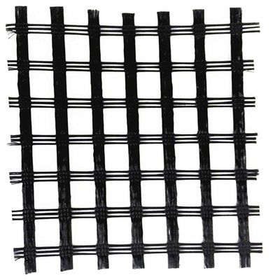 Poliester biassiale Geogrid 80-80 PET per solidificazione del letto stradale Spessore 0,2 mm-4 mm