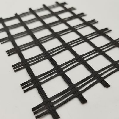 Geotessile per solidificazione di pavimenti 1m-6m Larghezza 80-80 PET Biassiale Poliestere Geogrid