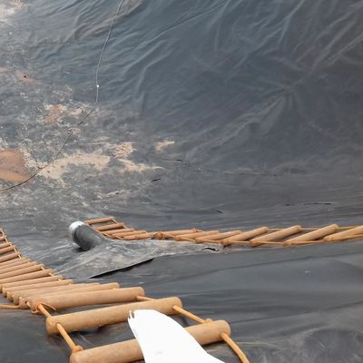 LDPE LLDPE HDPE Plastica stagni di pesci impermeabilizzazione Membrana 0,5 mm HDPE Geomembrana foglio m2