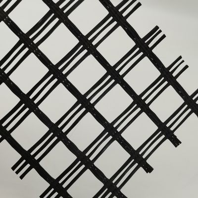 Geotessile per solidificazione di pavimenti 1m-6m Larghezza 80-80 PET Biassiale Poliestere Geogrid