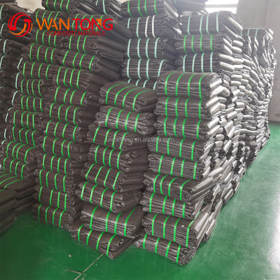 70-600 gm Geotextile tessuto a filamenti di PET/PP ad alta resistenza per la costruzione CE approvato