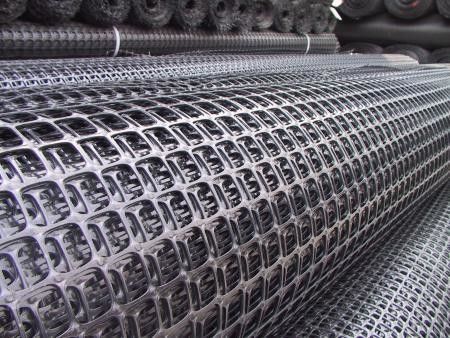 rinforzo della pendenza con geogrid biassiale bidirezionale in polipropilene PP in plastica da 40 kn/m