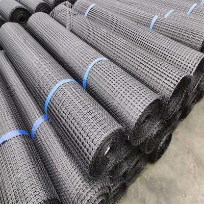 Normale nero biassiale Geogrid essenziale per l' allevamento di polli Recinzione di plastica nel letto della strada