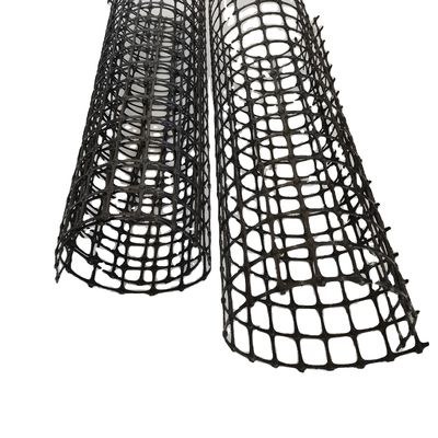 Geogrid di poliestere tessuto per la protezione del pavimento stradale e della pendenza spessore 0,2 mm-4 mm Standard ISO