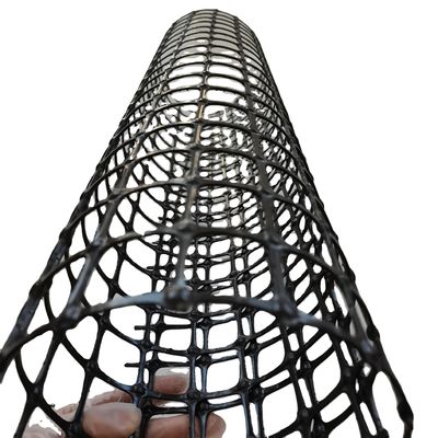 Geogrid di poliestere tessuto per la protezione del pavimento stradale e della pendenza spessore 0,2 mm-4 mm Standard ISO