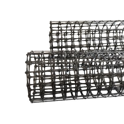 Geogrid di poliestere tessuto per la protezione del pavimento stradale e della pendenza spessore 0,2 mm-4 mm Standard ISO
