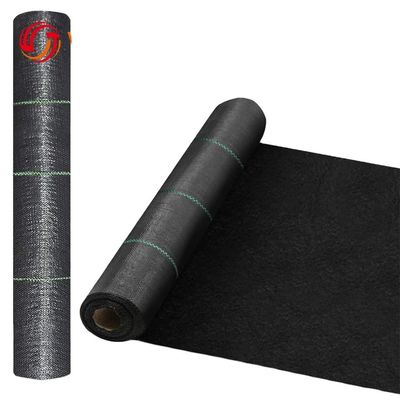 Costruzione Nero Bianco Giallo Colore PP Geotessile tessuto Lunghezza 50-100m/rollo su richiesta