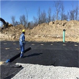 Polipropilene non tessuto geotessile per la costruzione stradale in colore grigio