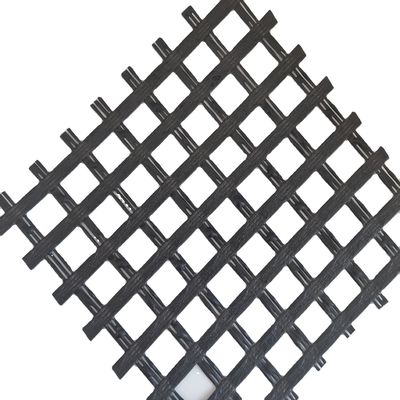 Stile di progettazione cinese inferiore solidificazione del letto stradale poliestere biassiale 80-80 PET Geogrid