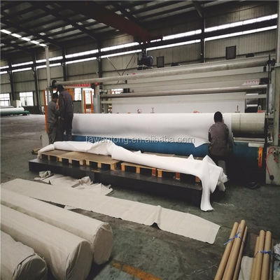 Moderno stile Poliestere a filo continuo ago perforato Geotextile non tessuto 200 gm in bianco