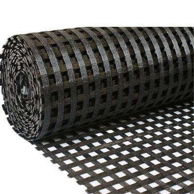 Stile di progettazione cinese inferiore solidificazione del letto stradale poliestere biassiale 80-80 PET Geogrid