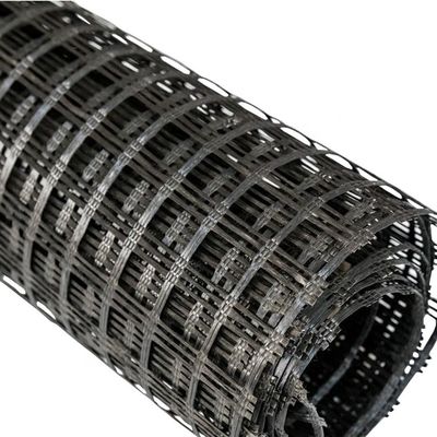 Stile di progettazione cinese inferiore solidificazione del letto stradale poliestere biassiale 80-80 PET Geogrid