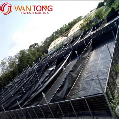 1 mm/1,5 mm HDPE Geomembrane Pool for Fish Pond Soluzione di lunga durata GB/ASTM GRI-GM13