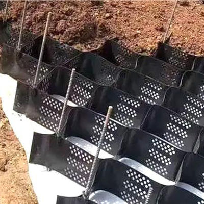 Geocell in plastica per il rinforzo delle pareti di sostegno e per il rinforzo dei viali