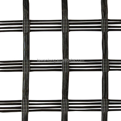 50-50kn Geogrid in poliestere/PET Geogrid per il rinforzo delle rive dei fiumi