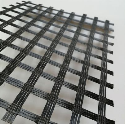 50-50kn Geogrid in poliestere/PET Geogrid per il rinforzo delle rive dei fiumi