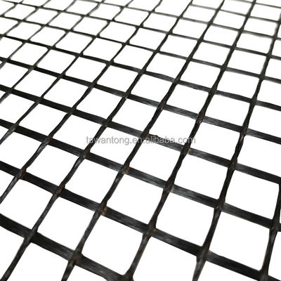 50-50kn Geogrid in poliestere/PET Geogrid per il rinforzo delle rive dei fiumi
