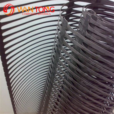 Geogrid CE/ISO9001 Certificato 50Kn/m Protezione da pendenza Cellule del suolo PP HDPE Geogrid monoassiale in plastica