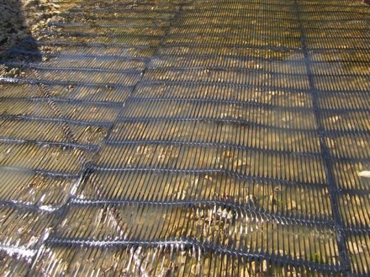 1m Larghezza di rotolamento Design asiatico PE Uniaxial Fence Mesh Geogrid per rinforzo stradale