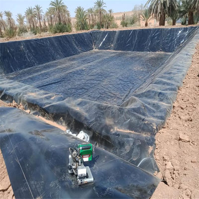 Geomembrana liscia in HDPE da 1,5 mm per serbatoi e piscine Materiale grezzo HDPE LLDPE