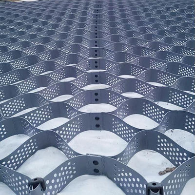 1.1 mm-1.7 mm Spessore Geocell HDPE per stabilizzazione della ghiaia dei muri di sostegno dei argini