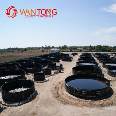 100% di HDPE vergine LLDPE Materiale grezzo Wantong 0,5 mm Geomembrana per rivestimento stagno discarica