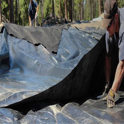 100% di HDPE vergine LLDPE Materiale grezzo Wantong 0,5 mm Geomembrana per rivestimento stagno discarica