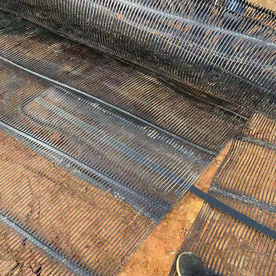 Geogrid di plastica monoassiale HDPE ad alta resistenza 40kn/M per lunghezza di rotolamento di 50 m e larghezza di 1 m