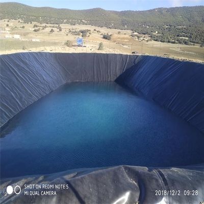 GB/ASTM GRI-GM13 Geomembrana in HDPE nero standard per la costruzione di dighe