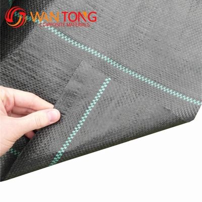 Alta resistenza alla trazione 5 oz nero PP tessuto Geotextile per la costruzione stradale