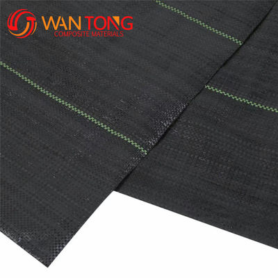 Alta resistenza alla trazione 5 oz nero PP tessuto Geotextile per la costruzione stradale