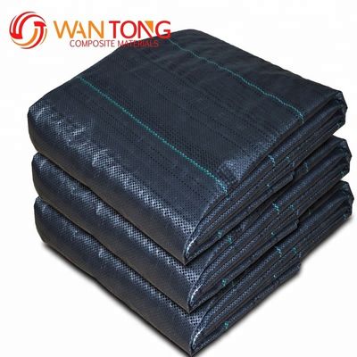 Alta resistenza alla trazione 5 oz nero PP tessuto Geotextile per la costruzione stradale