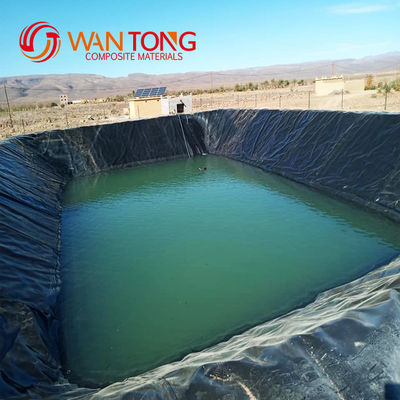 1.5 mm Spessore Geomembrana HDPE per linea di discarica Liner Mining Liner Nero Colore