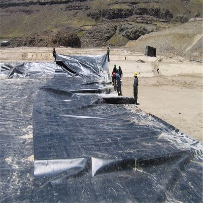 Larghezza personalizzata Geomembrana anti-siccatura liscia in HDPE vergine 100% per rivestimento di stagni per pesci